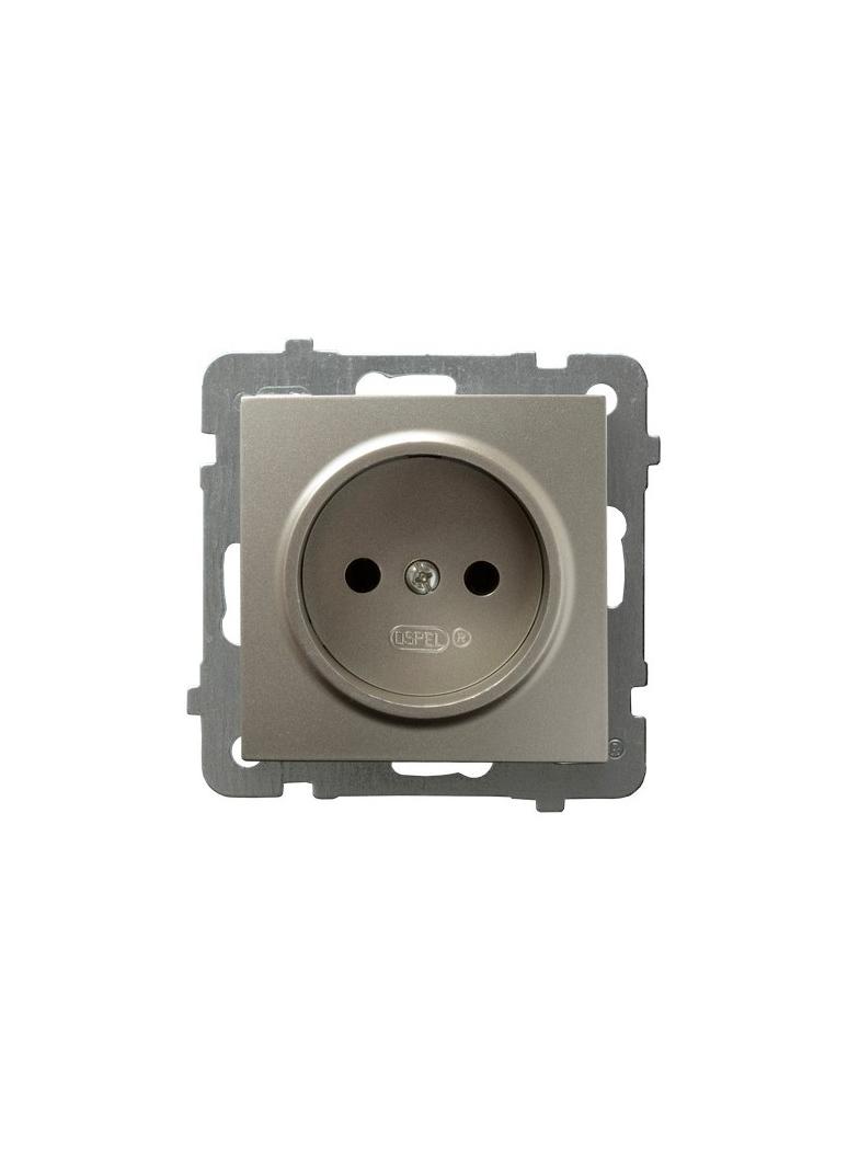 AS Gniazdo pojedyncze - kolor satyna light