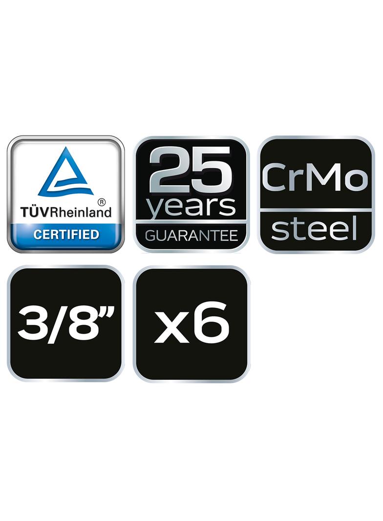 Wykrętaki do śrub, zestaw 6 szt.