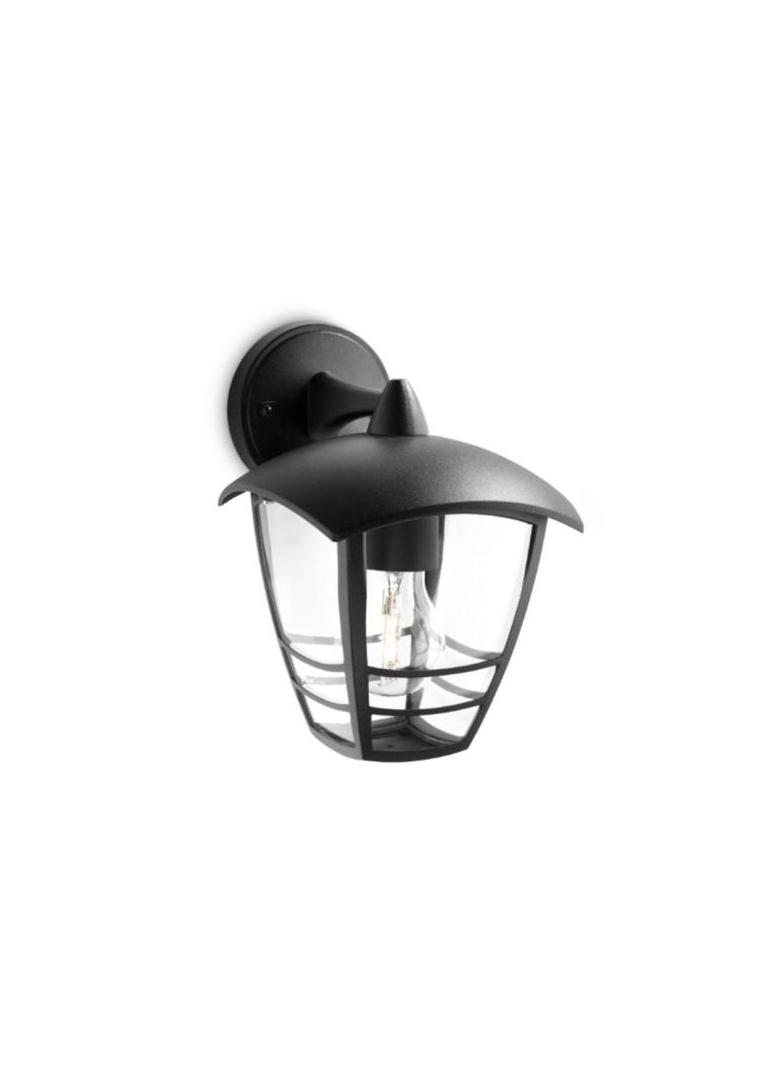 Creek wall lantern black 1x60W 230V down