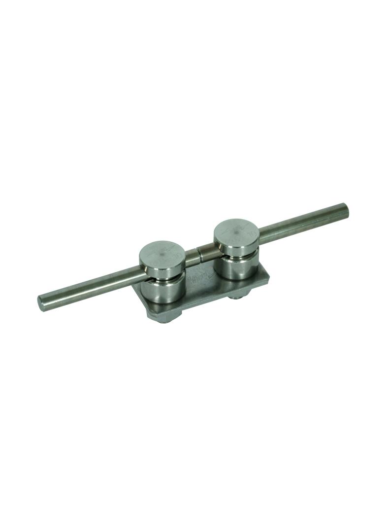 Płytka łącząca przewód HVI z iglicą 10 mm, stal nierdzewna NIRO