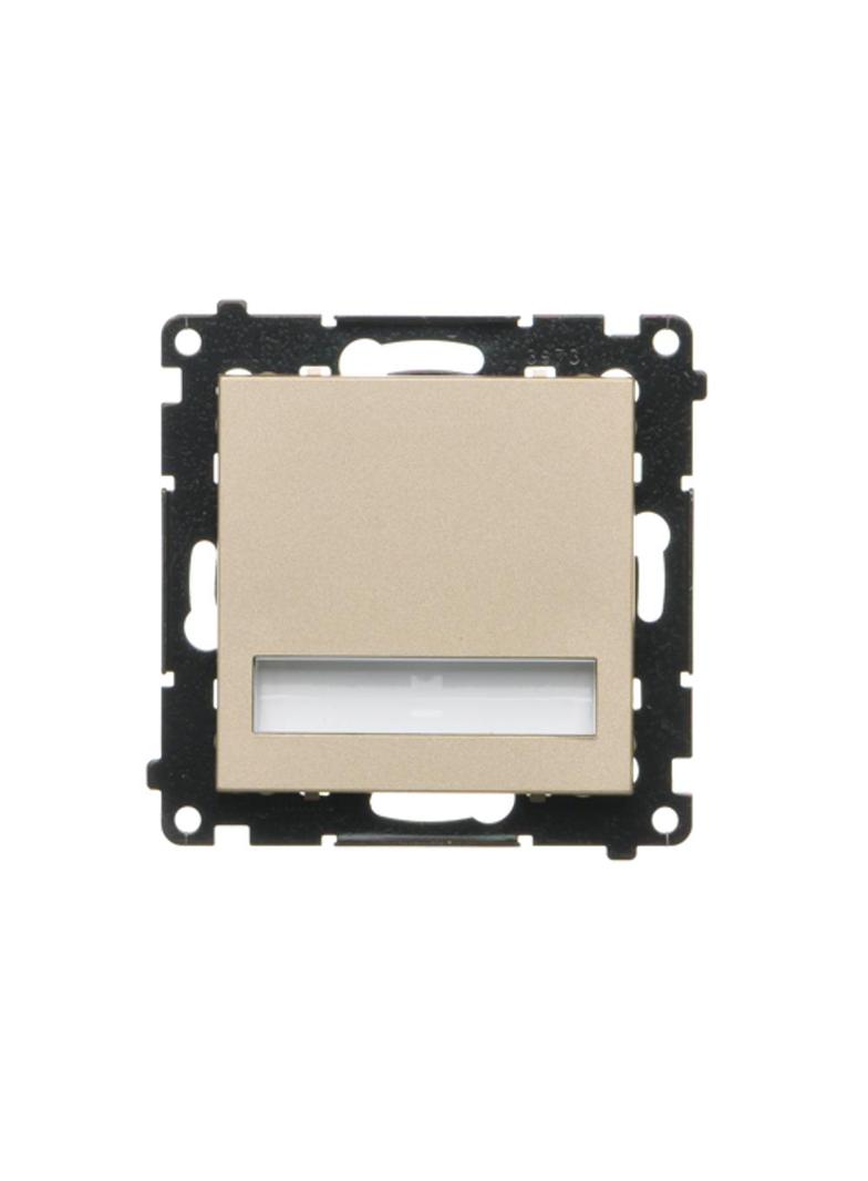 Simon 55 Oprawa oświetleniowa LED 14V (0,56 W) Barwa zimna biała 5900K Szampański mat