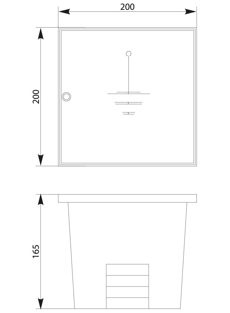 Skrzynka gruntowa odgromowa SZO 35.05 OPATÓWEK