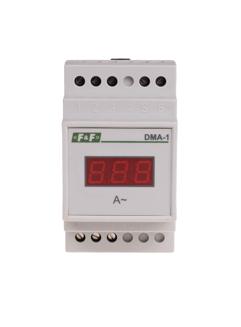 cyfrowy wskaźnik wartości natężenia prądu, jednofazowy DMA-1 true RMS, pomiar półpośredni 30/5A