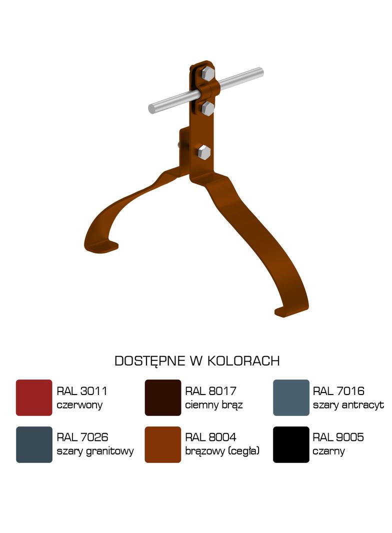 Uchwyt gąsiorowy "WZÓR 34" Z-śruba H=10 cm /LA/