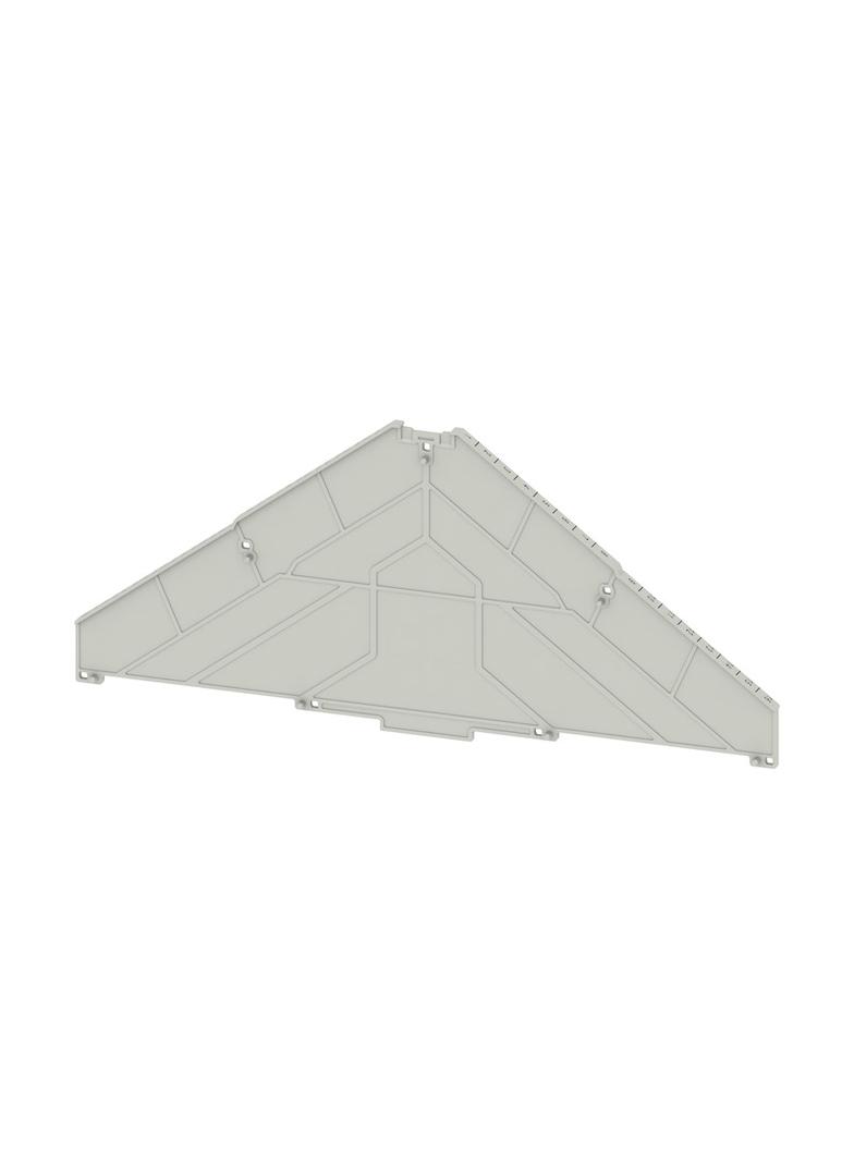 TW PRV16 1-16 Płyta separacyjna (terminal), opis 1-16, poziomo, 225 mm x 100 mm, szary /10szt./ 1230120000 WEIDMÜLLER