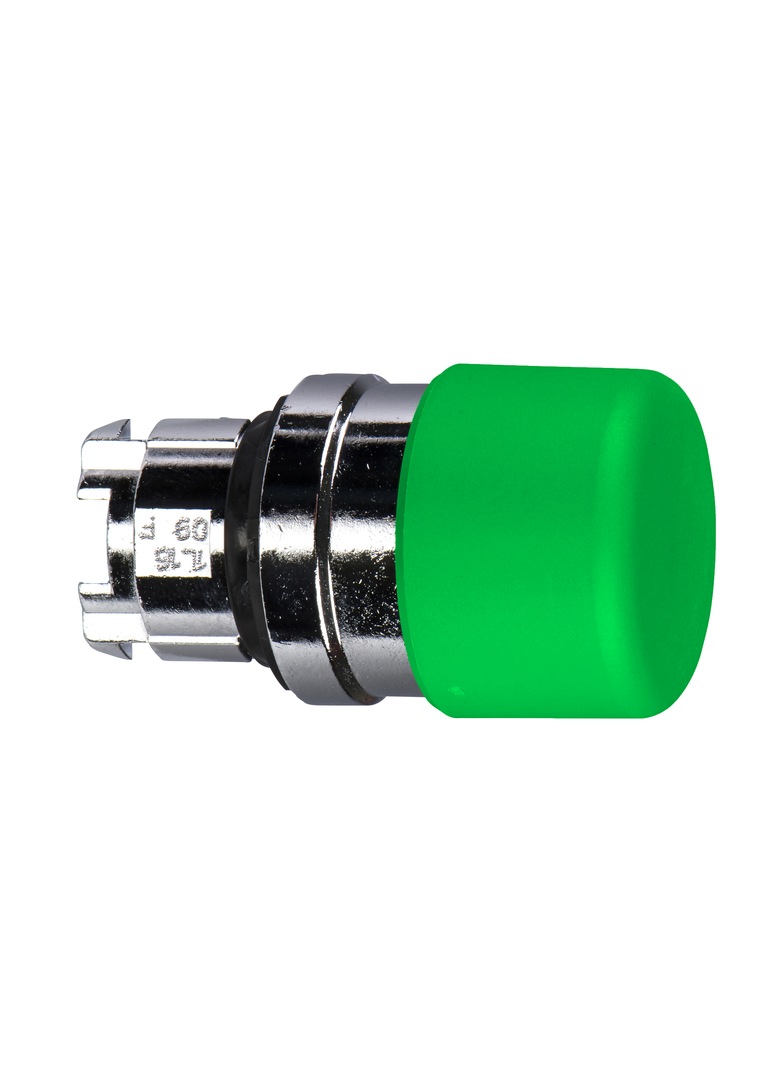 Harmony XB4 Przycisk grzybek fi30 zielony z samopowrotem metalowy ZB4BC34 Schneider