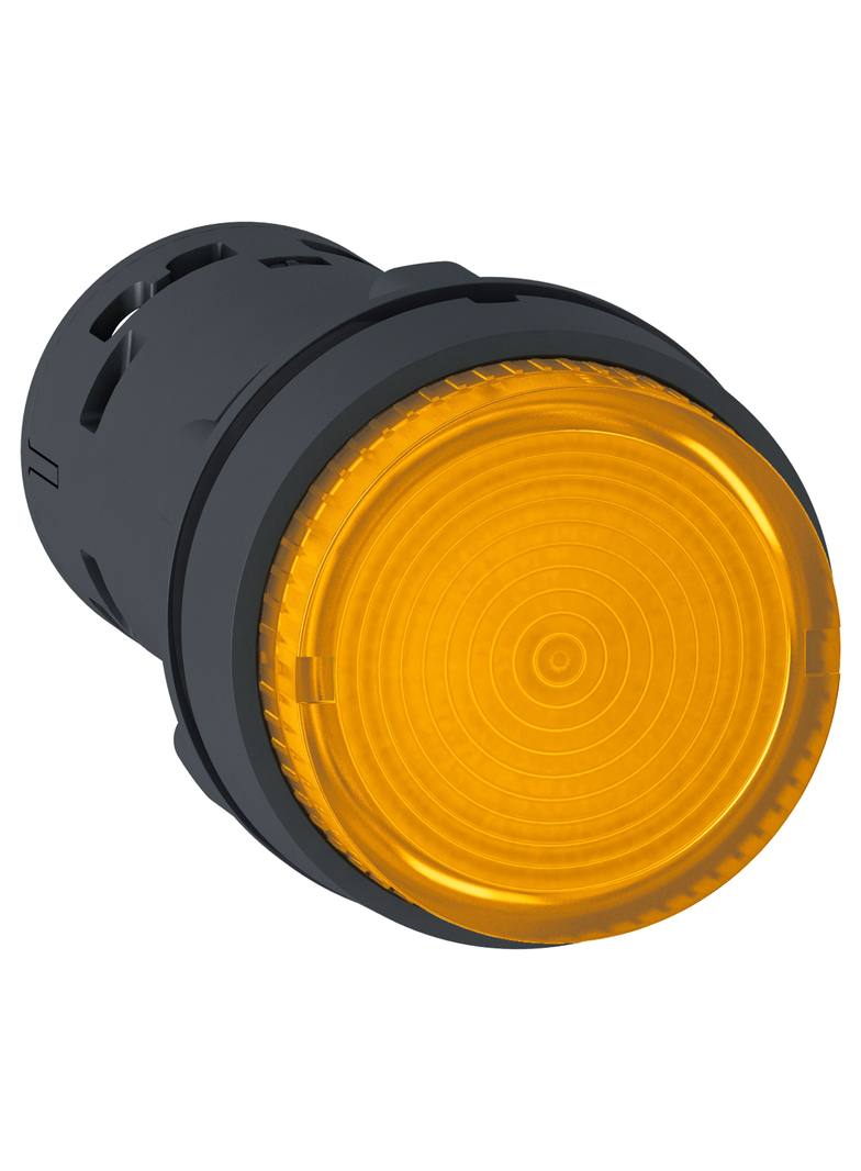 Harmony XB7 Przycisk wystający pomarańczowy z samopowrotem bez oznaczenia LED 24V XB7NW35B1 Schneider