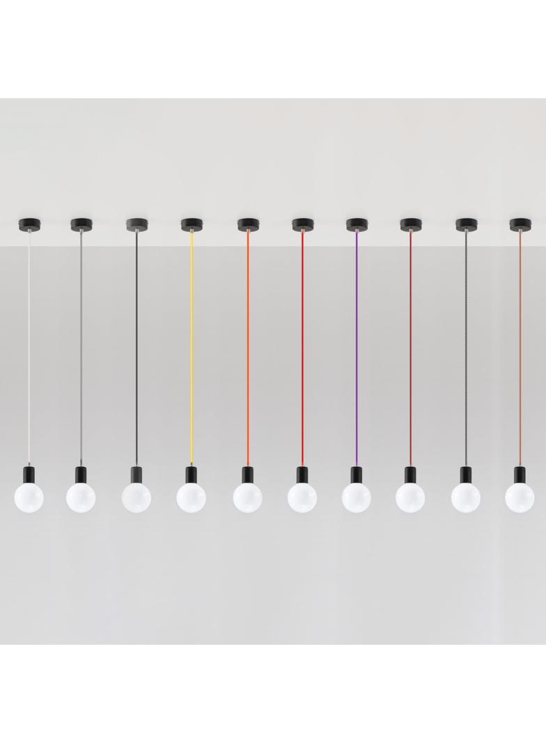 Sollux Lampa wisząca EDISON czarna SL.0152