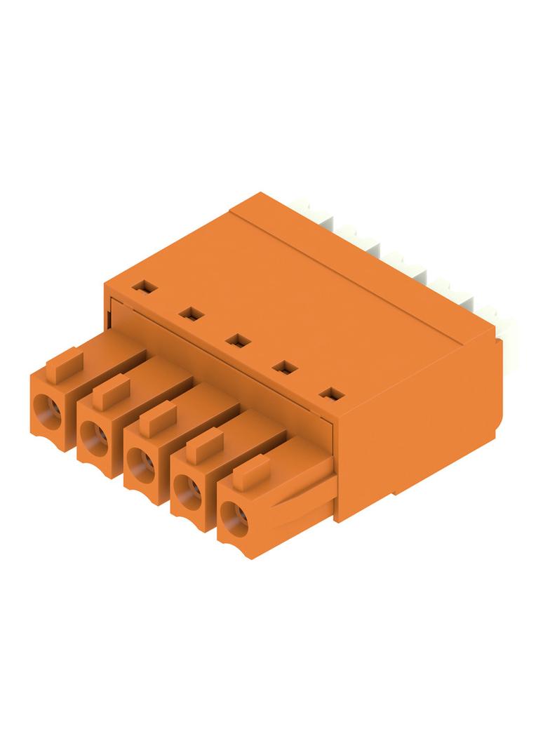 BCF 3.81/05/180 SN OR BX Wtyk PCB (złącze wiązki), listwa z gniazdami, 3.81 mm, Liczba biegunów: 5, PUSH IN, złącze sprężynowe /50szt./ 1969120000 WEIDMÜLLER