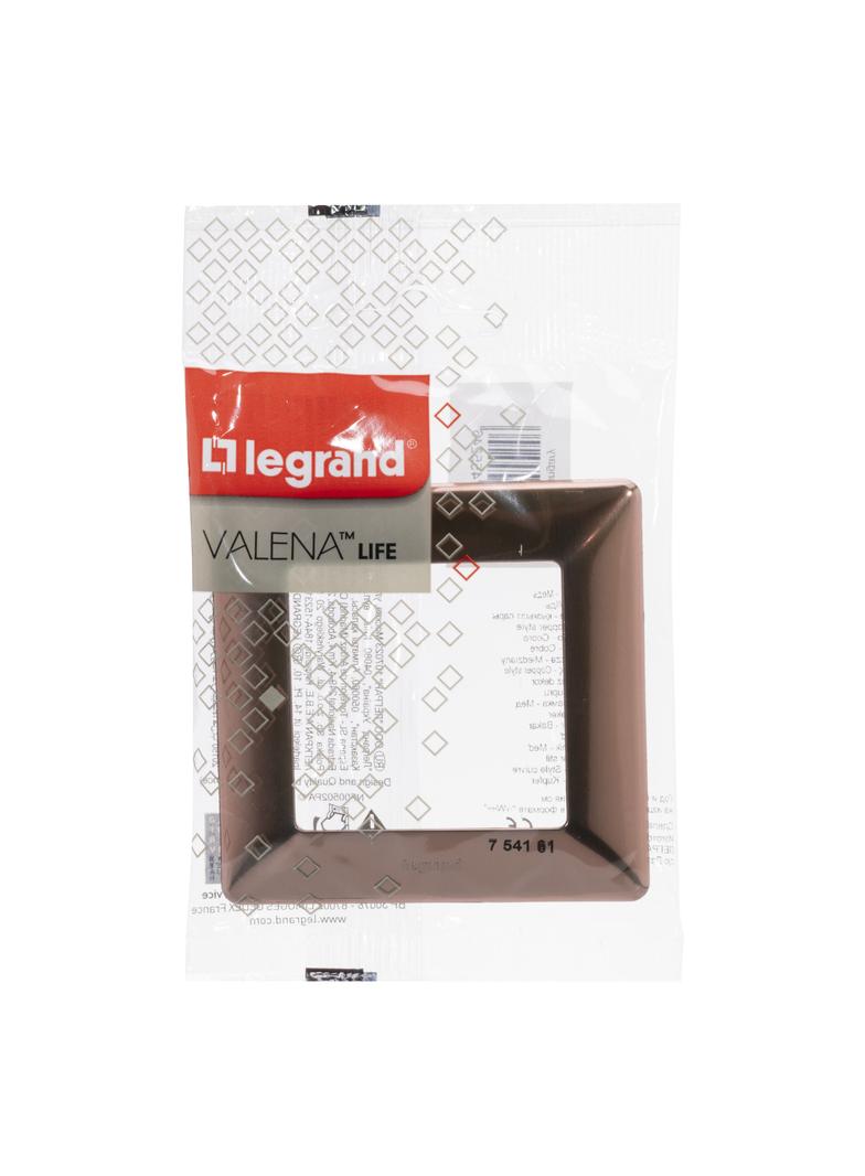 Valif:Ramka x1 Miedziany 754161 LEGRAND