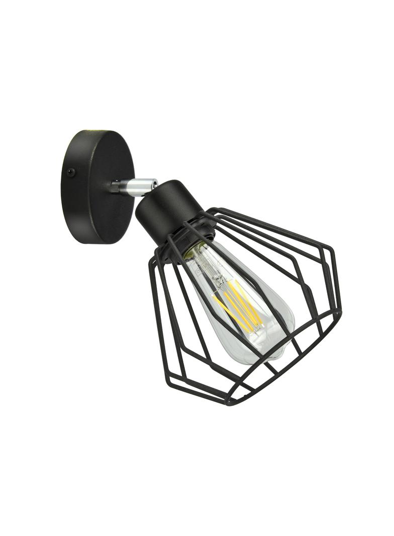 Waya 1P E27 kinkiet max. 60W czarny AD-LD-6259BE27M ORNO