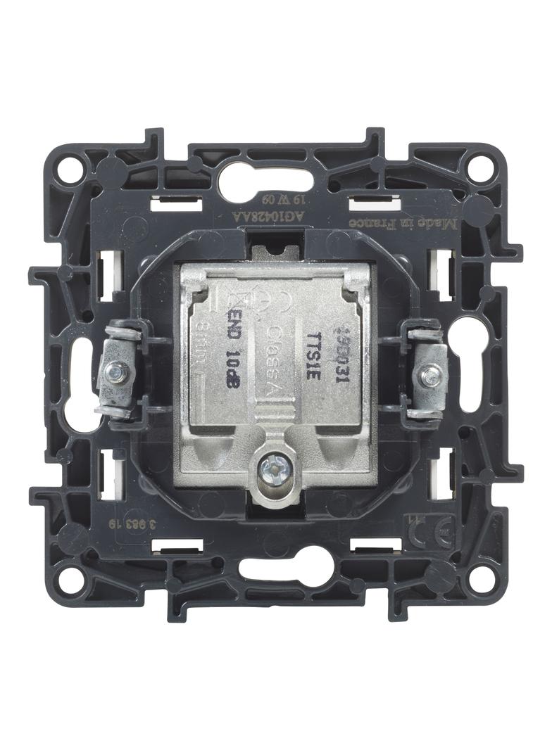 Niloe Step - gniazdo TV-R-SAT zakończeniowe, 10 dB- kolor aluminium, Legrand