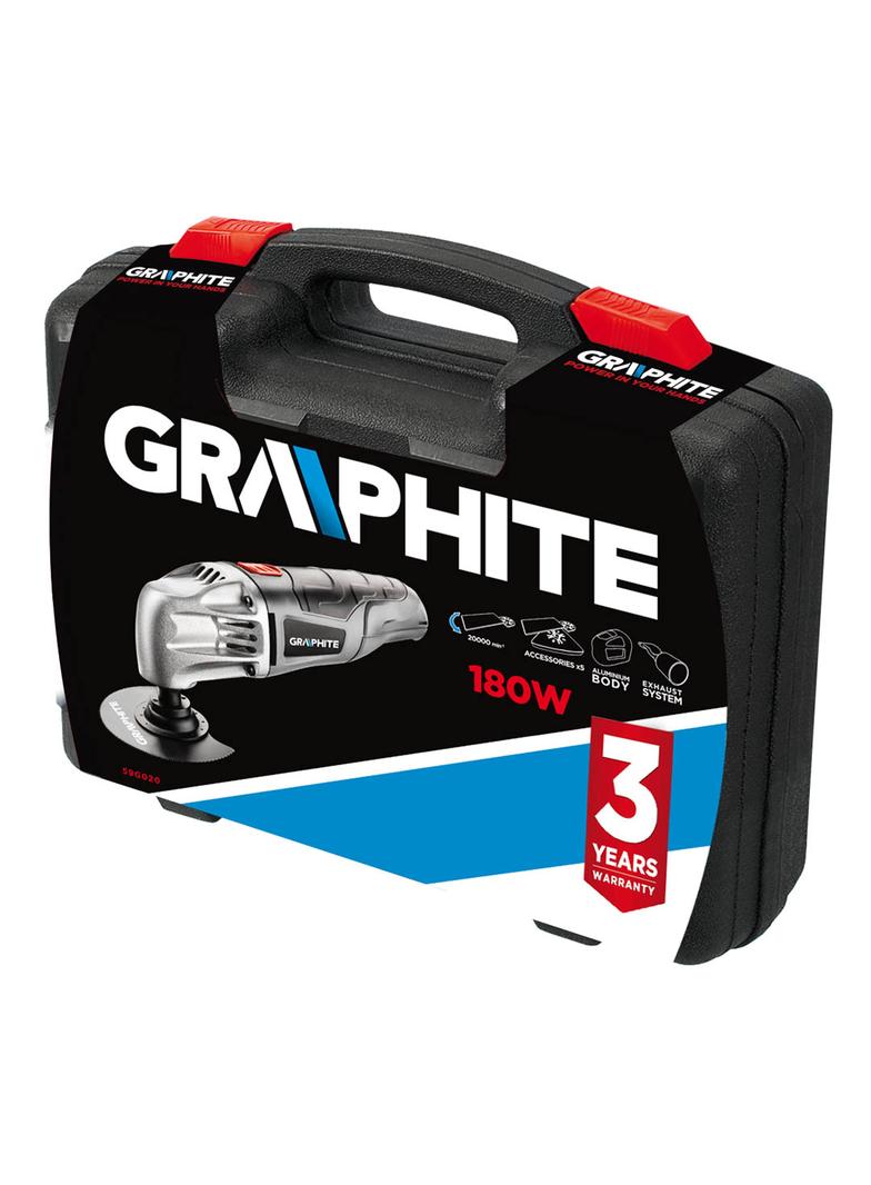 Urządzenie wielofunkcyjne 180W, ilość oscylacji 20000 min?1, walizka