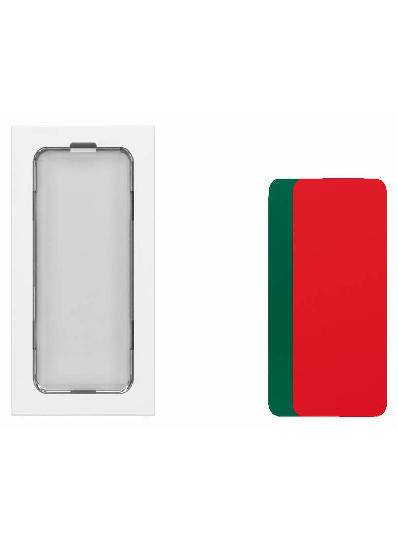 Mosaic Lampa Sygnalizacyjna Pojedyncza Płaska 1 Moduł Antybakteryjna 1W 230V 078501 LEGRAND