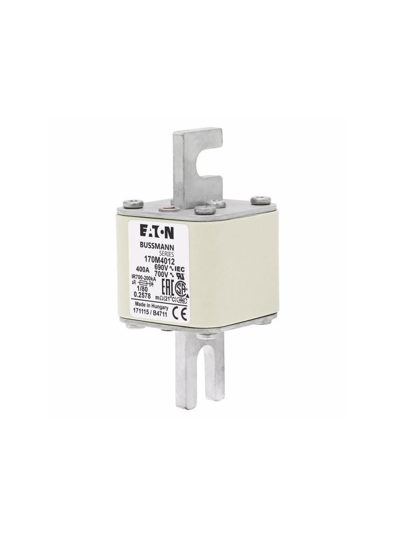 400A 690V 1/80 aR INDICATOR FUSE Wkładka szybka 400A AC 690V DIN 1 53x53x108 mm aR DIN, 170M4012 EAT