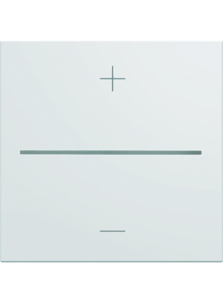 gallery Płytka czołowa do ściemniacza przyciskowego z Bluetooth biały