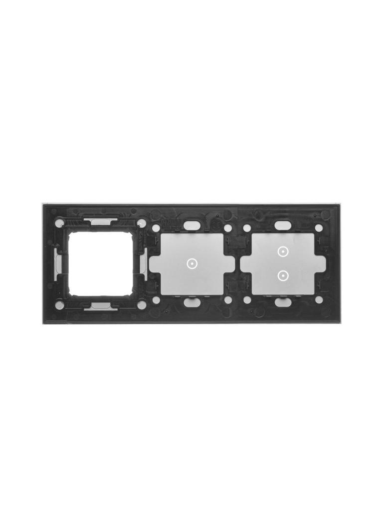 Simon 54 Touch Panel dotykowy S54 Touch 3 moduły 2 pola dotykowe pionowe + 1 pola dotykowe + 1 otwór na osprzęt S54 burzowa chmura DSTR3310/72 KONTAKT