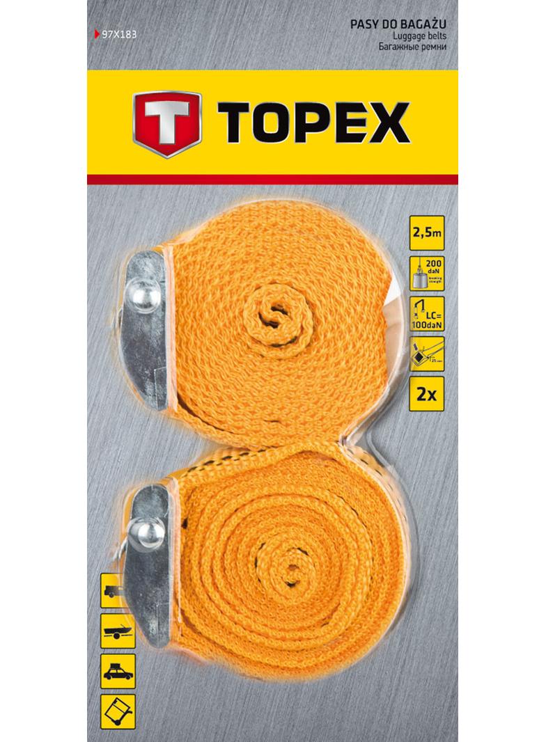 Pasy do bagażu 2.5 m x 25 mm, 2 szt.
