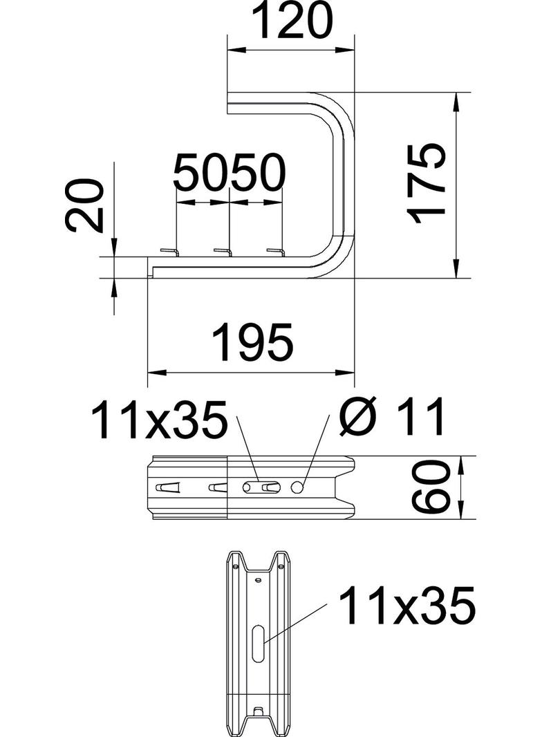 TPDG/195, WIESZAK DO KOR.SIATK.195MM FS