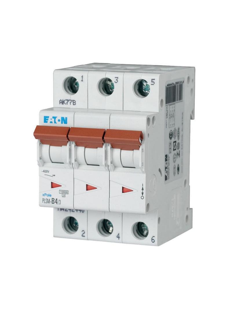PLSM-C4/3-MW Wyłącznik nadprądowy 10kA C4A 3P 242466 EATON