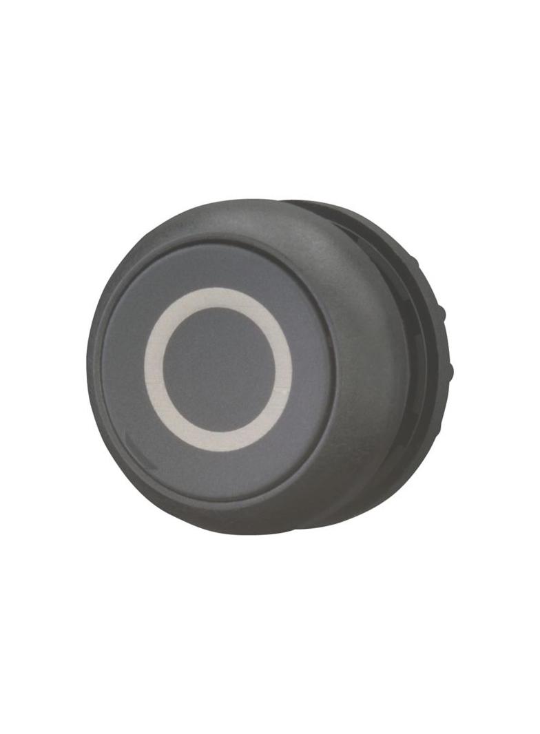 M22S-DR-S-X0 Napęd przycisku czarny /O/ bez samopowrotu płaski 216633 EATON