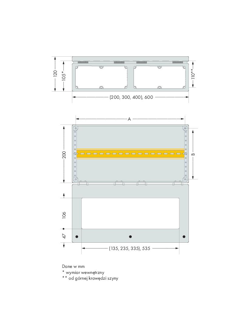 obudowa systemowa IP65