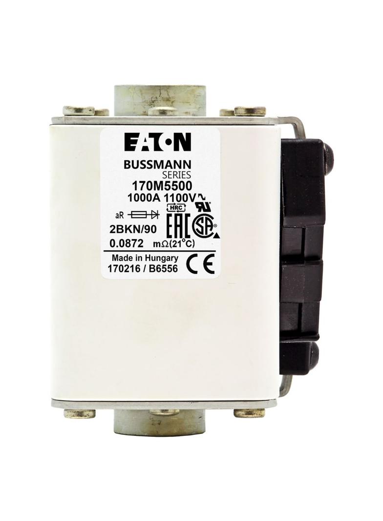 FUSE 1000A 1100V 2BKN/90 AR Wkładka szybka 1000A AC 1100V rozmiar 2 61x77x91 mm aR IEC UL 170M5500 E
