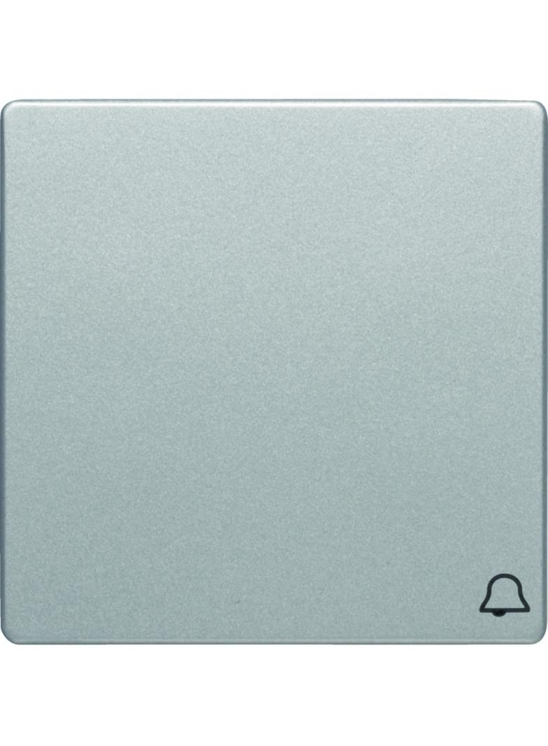 BERKER Q.x Klawisz z nadrukowany symbol dzwonek do łącznika 1-klawiszowego aluminium aksamit lakiero
