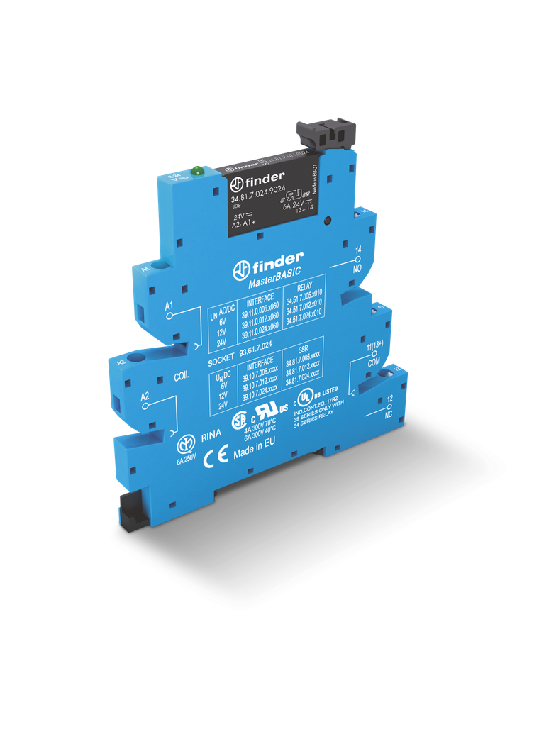 Przekaźnik interfejsowy serii 39: 1Z 2A 125V AC/DC 39.10.0.125.8240 /10szt./ FINDER