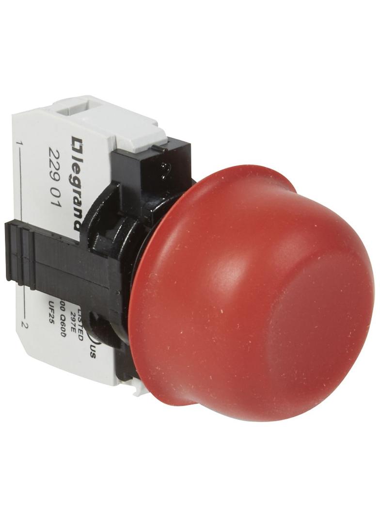 OSMOZ KOMPLET BEZ PODŚWIETLENIA - GŁÓWKA PŁASKA CZERWONA Z KAPTURKIEM SILIKONOWYM + UCHWYT + 1R, Leg