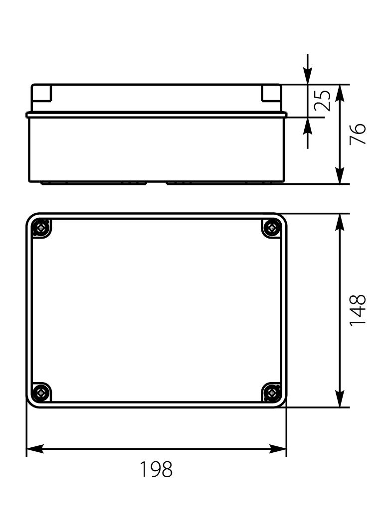 OH-3A.3 obudowa hermetyczna IP65 198x148x76 mm 29.33 OPATÓWEK