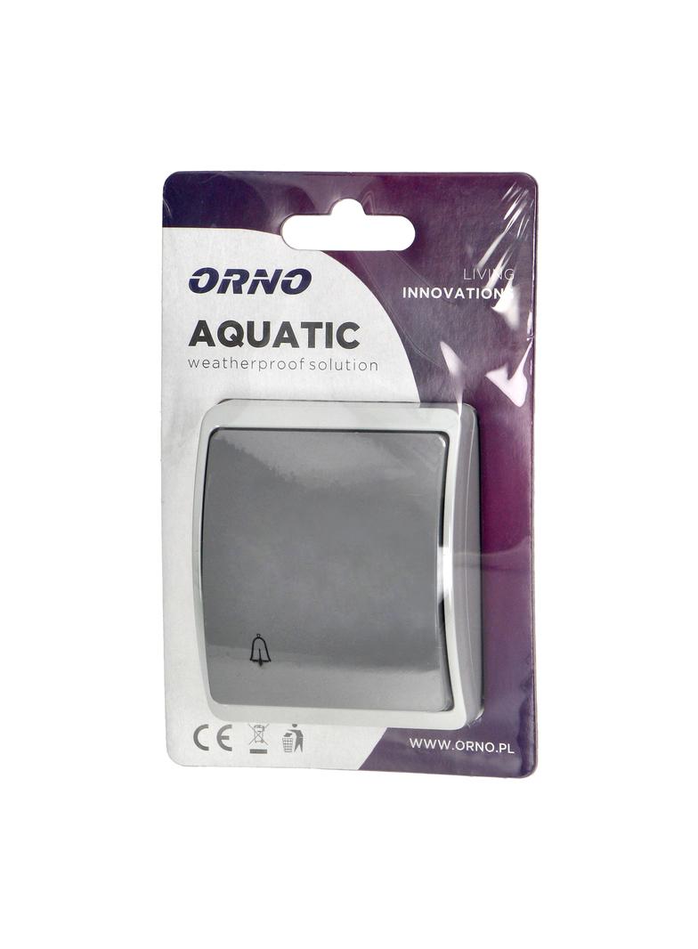 Przycisk dzwonek n/t AQUATIC IP44 szary-grafit OR-OE-7104/GR ORNO