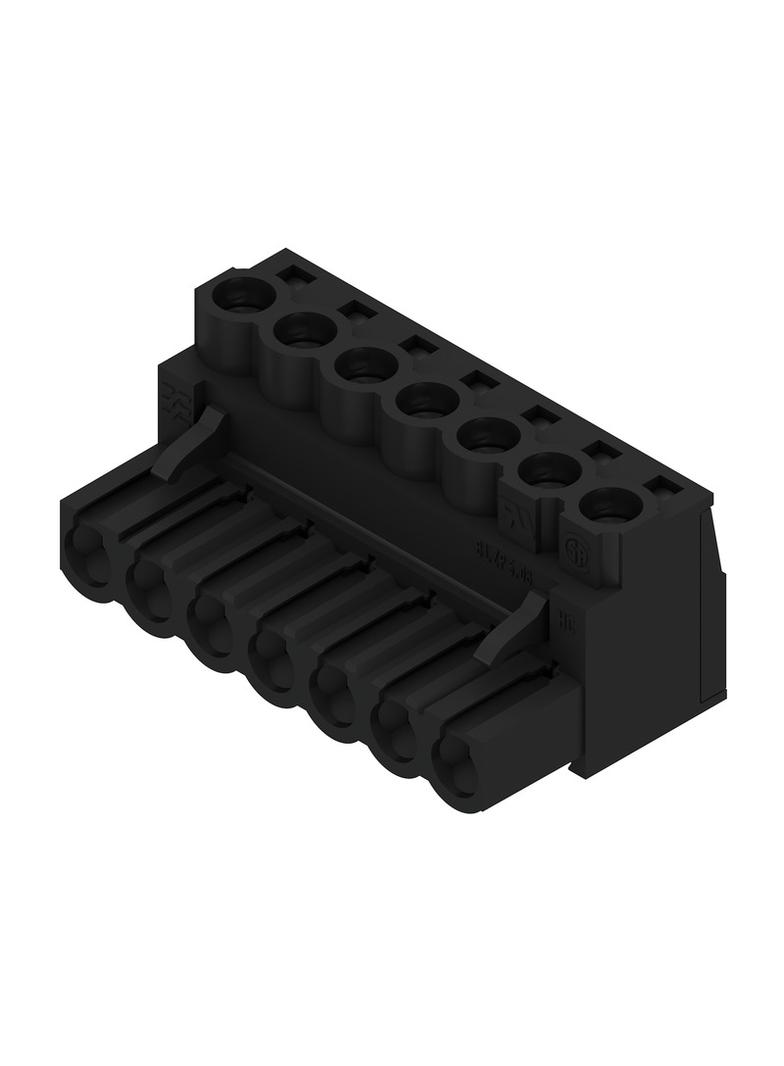 BLZP 5.08HC/07/180 SN BK BX Wtyk PCB (złącze wiązki), 5.08 mm, Liczba biegunów: 7, Przyłącze z jarzmem /48szt./ 1943860000 WEIDMÜLLER