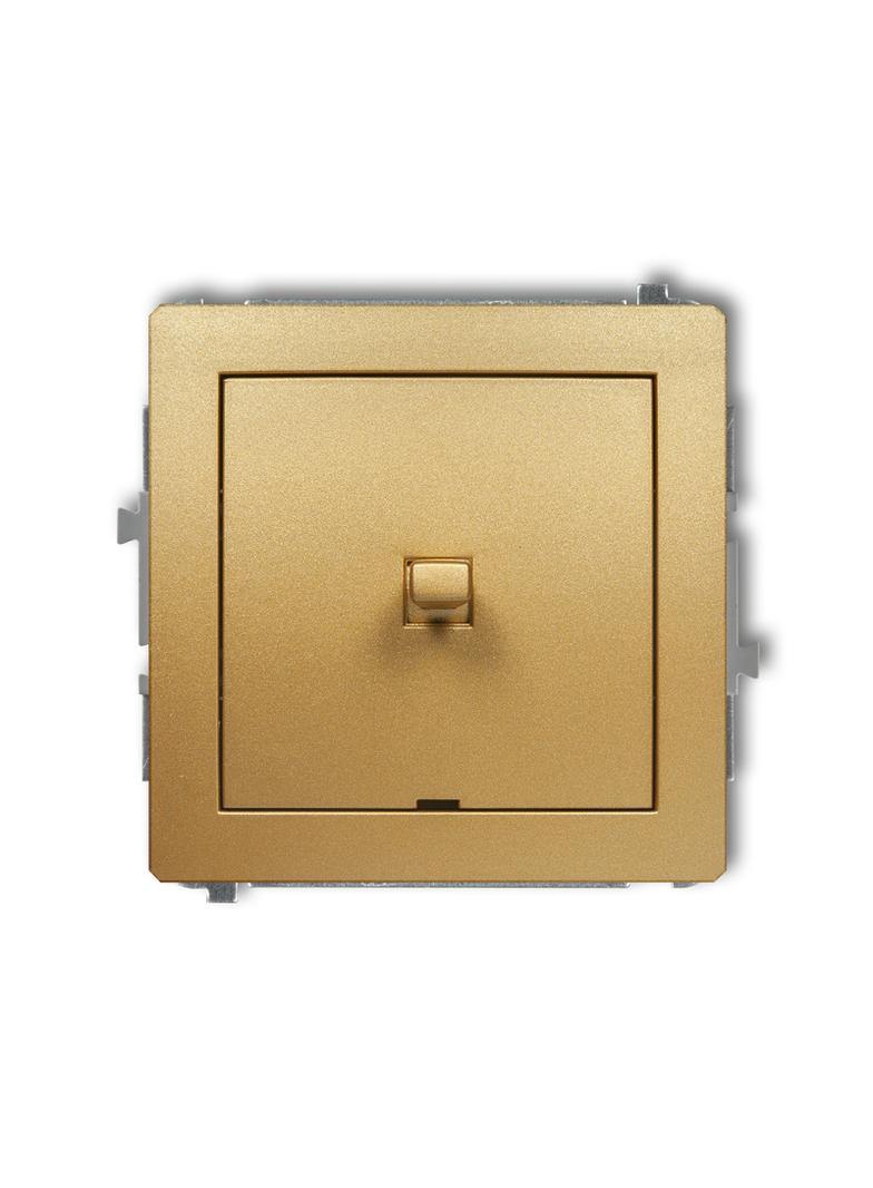 DECO Mechanizm łącznika jednobiegunowego w stylu amerykańskim złoty