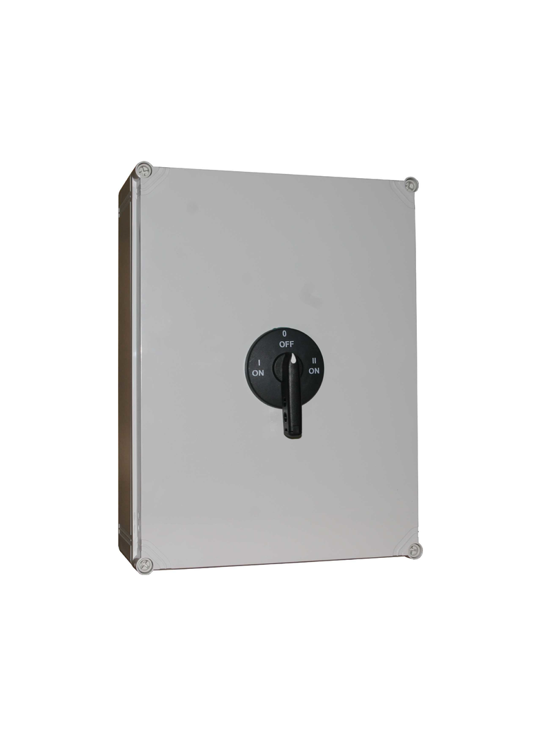 PRZK-4063OBA PRZEŁĄ. ŻRÓDŁA.ZASI.4 BIEG.63A W OBUDOWIE OBUDOWA ABS Z POKRĘTŁEM CZARNYM