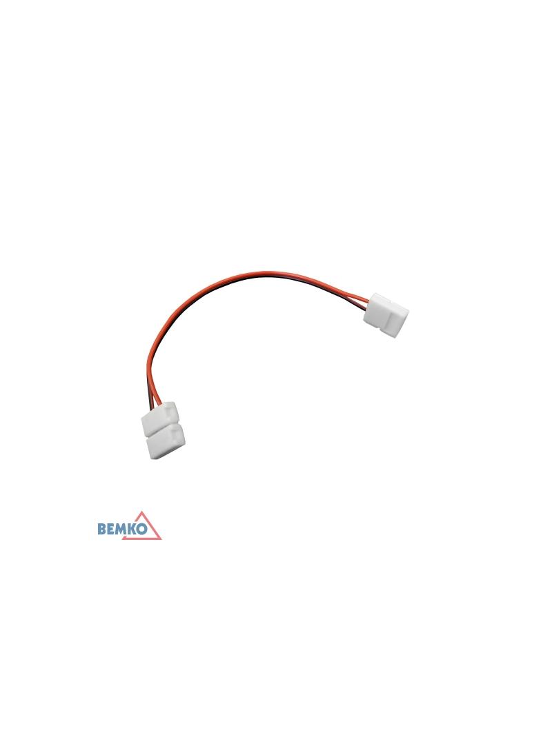 ZŁĄCZKA LED Z PRZEWODEM 2-STRONNA 8MM 3528