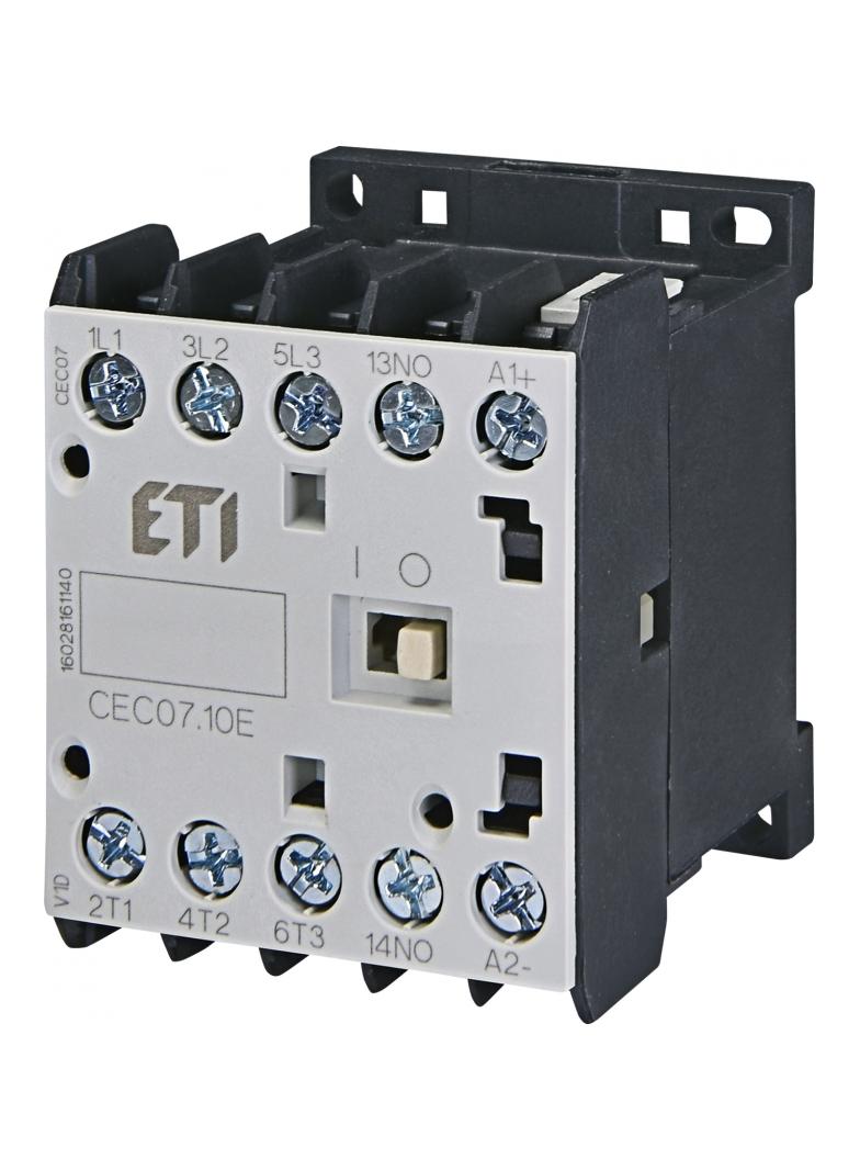 Stycznik silnikowy miniaturowy CEC07.10-230V-50/60HZ 004641054 ETI