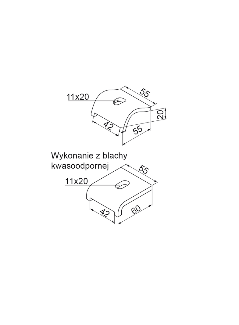 UDC Uchwyt dociskowy