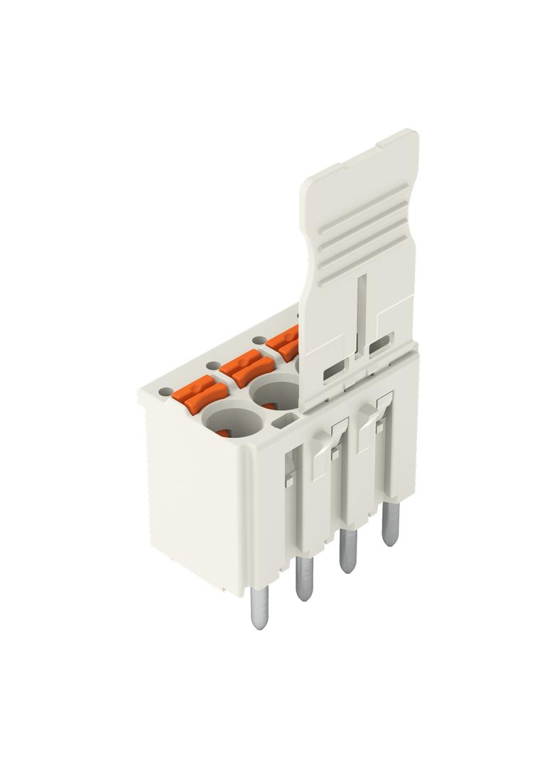 Gniazdo picoMAXeCOM raster 5mm 5‑biegunowe z prostymi pinami lutowniczymi z płytką 2092‑1155 /50szt./ WAGO