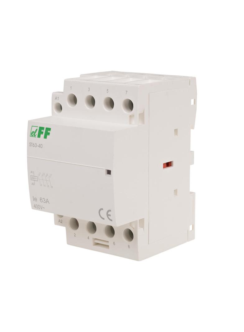 Stycznik modułowy montaż na szynie styki 4NO 63A ST63-40 F&F
