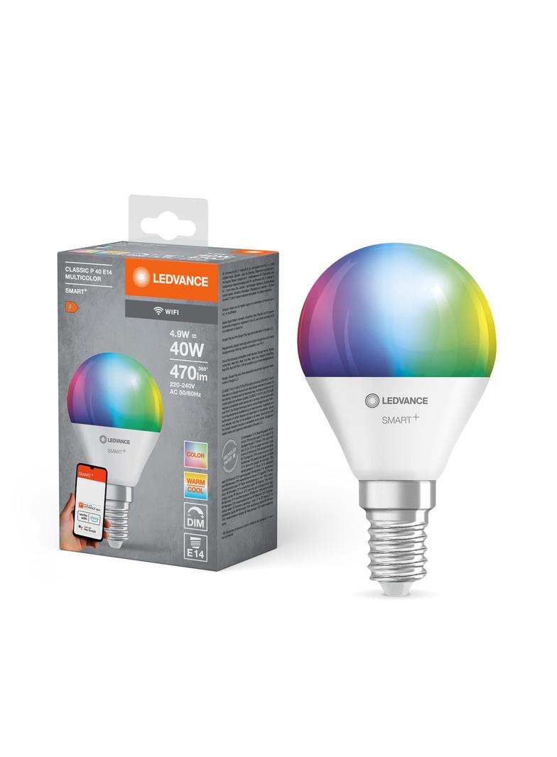 Lampa LED SMARTWIFI P40 4,9W 230V RGBWFRE144X1 LEDV