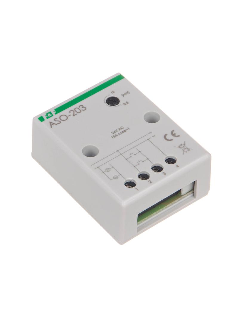 AUTOMAT SCHODOWY Z PRZECIWBLOKADĄ, UN=24V, I=16A , ZACISKI ŚRUBOWE