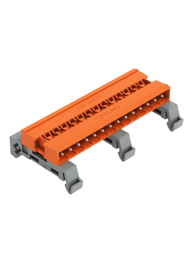 MCS-MIDI Classic wtyk dwustronny 14-bieg. pomarańczowy raster 5,08 mm /25szt./ WAGO