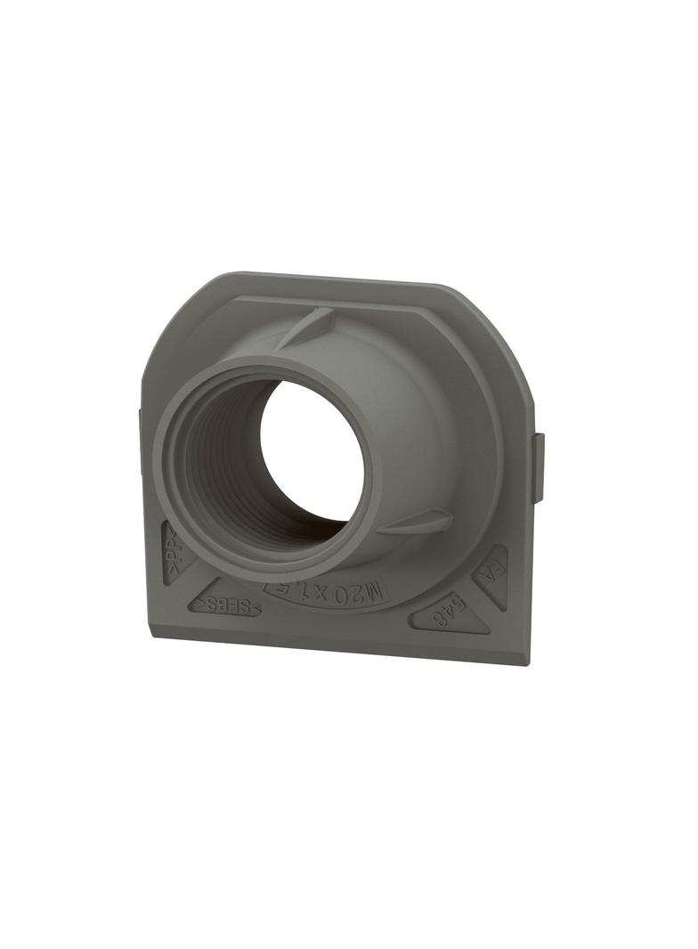 NOWE PLEXO - PRZEPUST KABLOWY - 1 WEJŚCIE - IS020 ANTRACYT