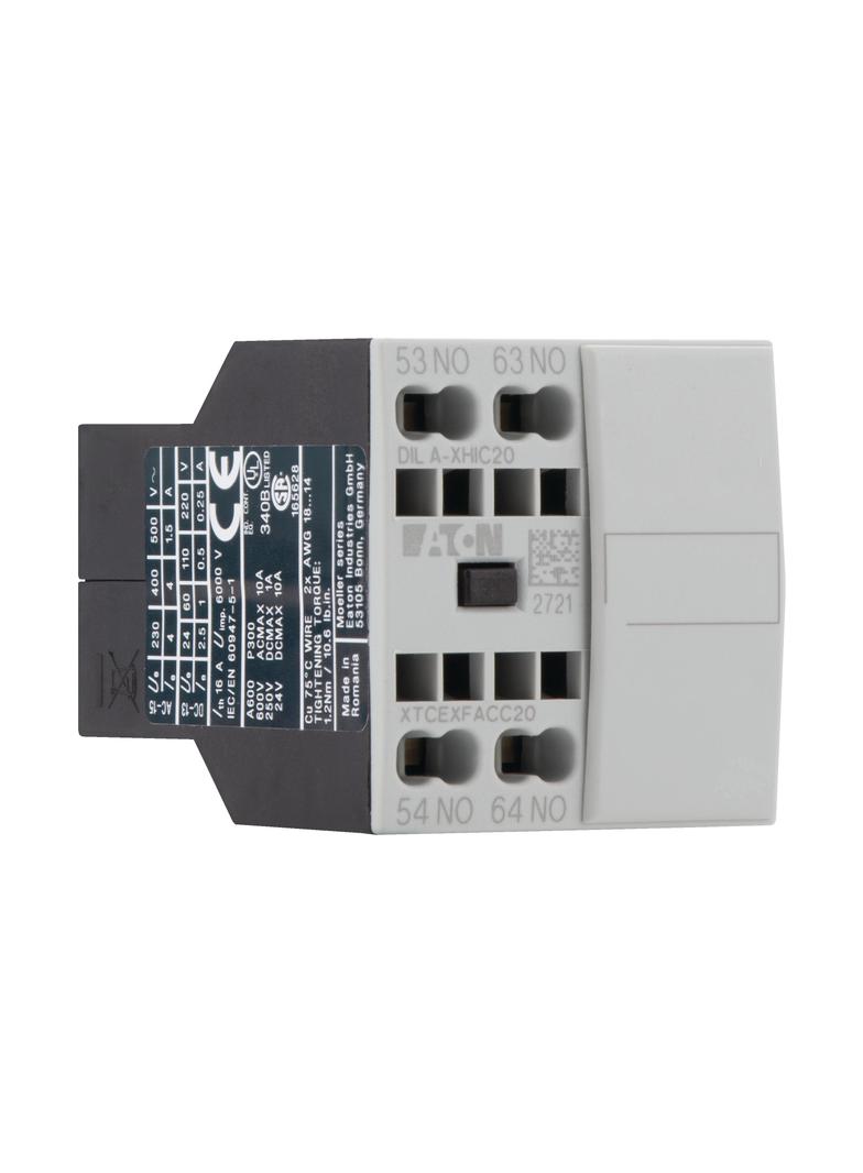 DILA-XHIC20 styki pomocnicze 2Z 0R zac. Sprężynowy 276528 EATON