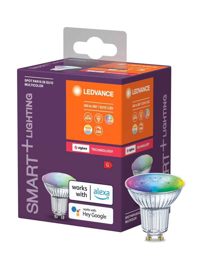 Lampa LED SMART+ ZB Spot PAR16 Glass RGBW 50 yes 4,9W/ GU10