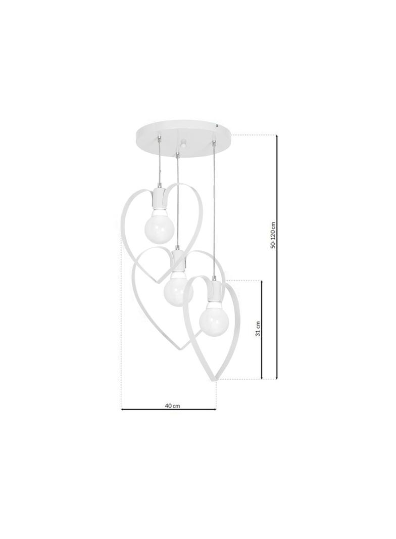 Milagro lampa wisząca Amore White 3xE27 MLP9951