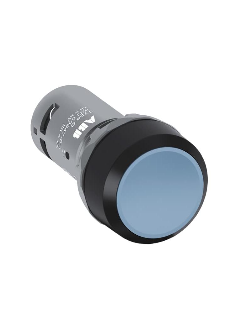 Przycisk monostabilny wklęsły niebieski 1NC CP1-10L-01