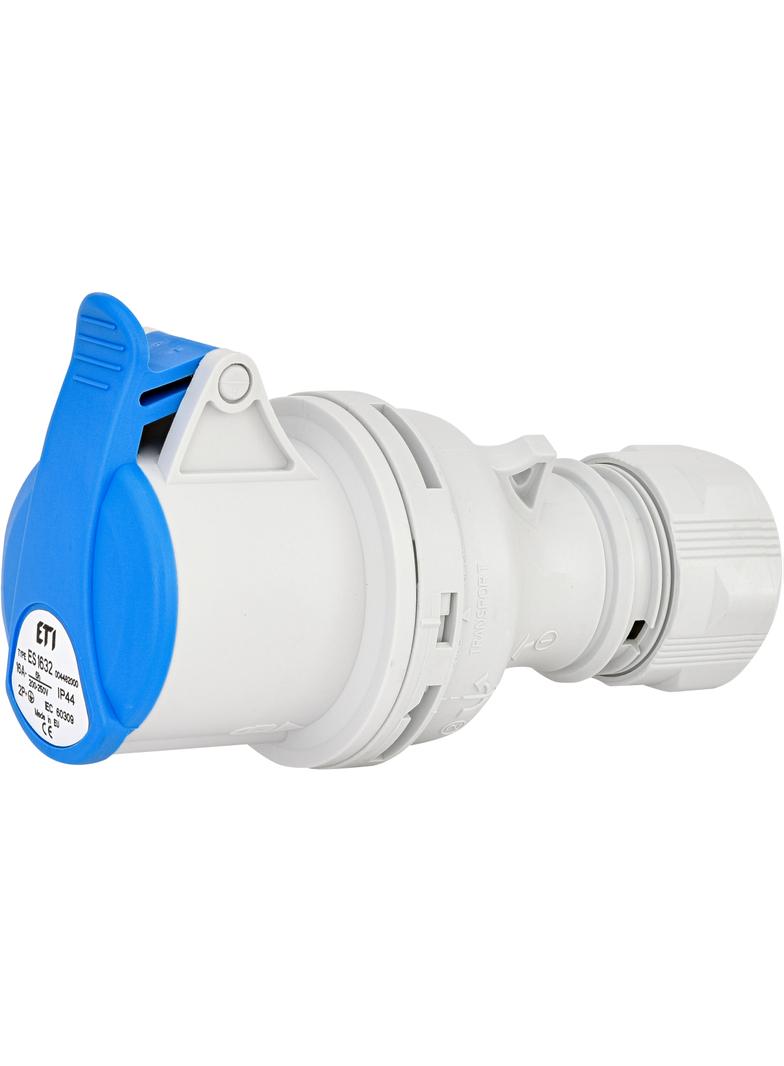 16A 230V 2P+PE Gniazdo przenośne IP44 ES 1632 004482000 ETI