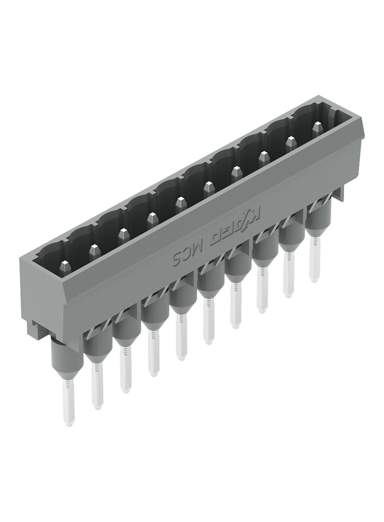 MCS-MIDI Classic wtyk 10-bieg. szary raster 5 mm